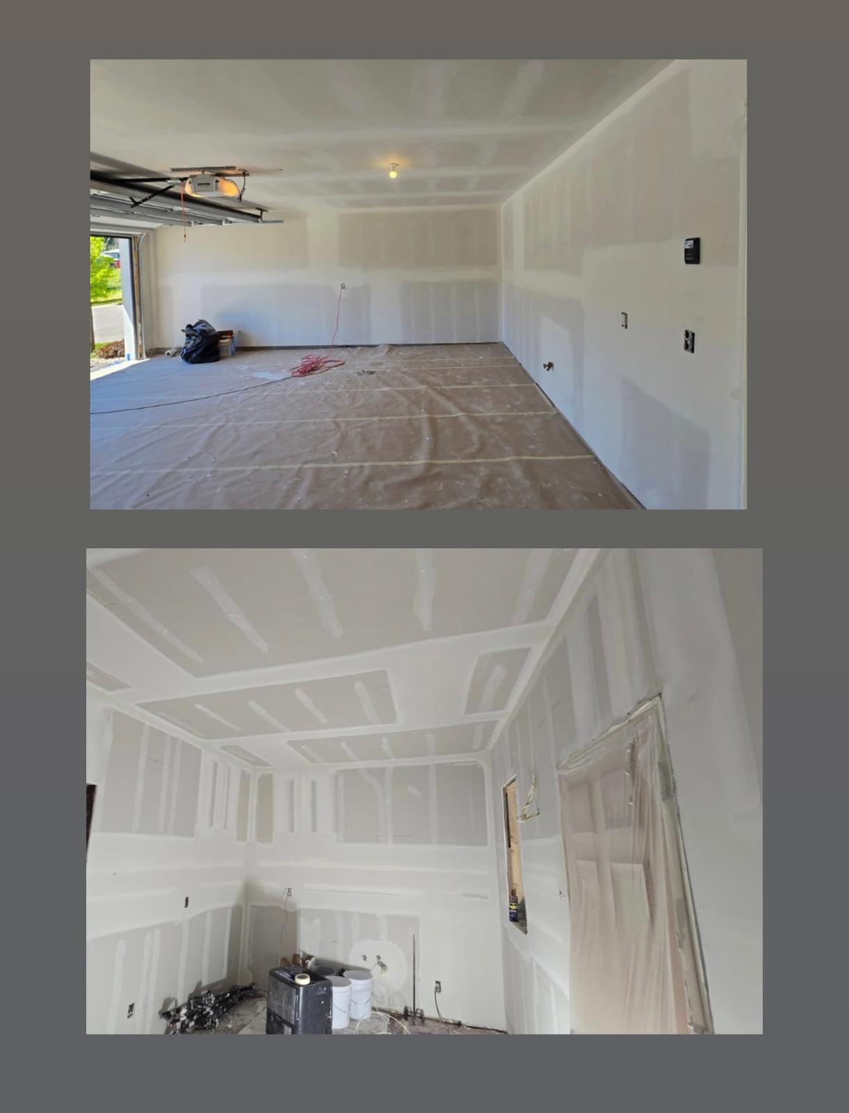 Drywall installation and taping